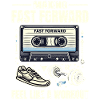 Retro 80-talls treningskassett-tape Fitness-trening