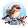 Whinchat in winter