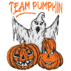 Ghost og græskar, siger Team Pumpkin Ghost