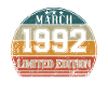 Anniversaire - Edition limitée Mars 1992