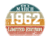 Anniversaire - Edition limitée Mars 1962