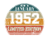 Anniversaire - Edition Limitée Janvier 1952