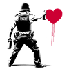 I ♥️ Police StreetArt Banksy style