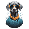 Aesthetic Weimaraner Dog Streetwear