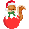 Christmas Squirrel, Christmas, Squirrel