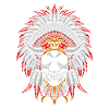 Indigenous skull