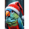 Weihnachtspapagei