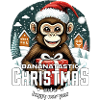Christmas Monkey - Bananatastic Christmas