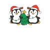 Pingouin Noël Hiver Animaux Pingouins