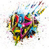 Graffiti Street Art Spray Vintage Stencil Retrò
