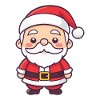 Père Noël comique Noël