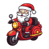 Santa Claus Funny Vehicle