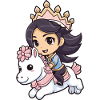 Prinzessin Pferd Comic