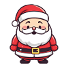 Santa Claus Funny Comic Christmas