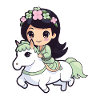 Prinzessin Pferd Comic