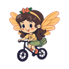 Fairy Cute Bicycle Comic