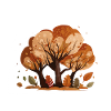Herbstbaum-Trio (Herbstkollektion #2)