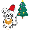 Christmas, Christmas Tree, Mouse