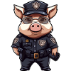 Piggy Policeman