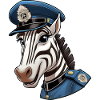 Polizei Zebra