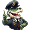 Crocodile Policeman