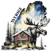 Sverige - Sweden - Moose - Sweden House