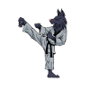 Cartoon Wolf Makes Tang So Do