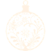 Weihnachtskugel Deko