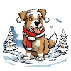 Festive Dog