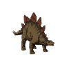 Drawing of the Stegosaurus