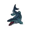 Drawing of the Mosasaurus
