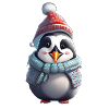 Festive Penguin Holiday