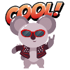 Koala in cooler Pose