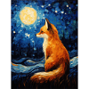 Fox Van Gogh Style