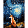 fuchs, Sternennacht, Van Gogh, Style