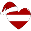 Austria Flag Christmas Heart