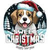 Christmas Dog Sweet Christmas