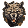 Cool hyena design