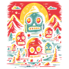Cartoon Robotic Robot Nature
