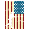 Scheibengolf Scheibengolfer American Falg Patriot