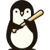 Cute Penguin Baseball Comic