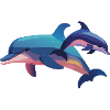 Due delfini, un cuore (Dreamy Animals)