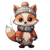 Fuchs im Schnee