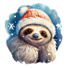 Christmas Sloth