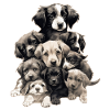 Chiens mignons