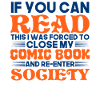Comic Book Collector Nerdy Geek Superhero Reader