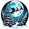 Weihnachtskugel | Schneekugel Christmas Xmas