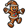 Lebkuchenmann - Weihnachtsmann Weihnachts Geschenk