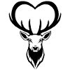 Black Deer Heart