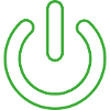 green powebutton